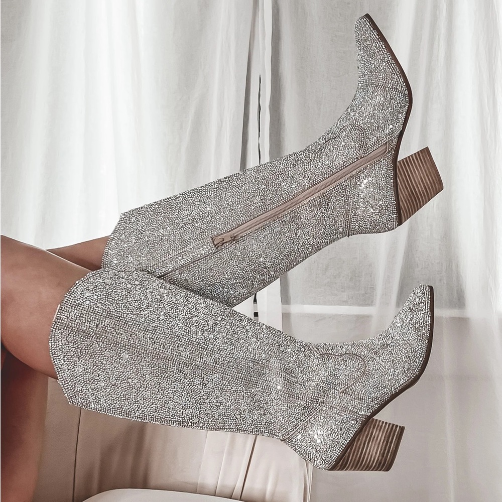 SOLD! Amazing Lace Nash Bash Rhinestone Cowboy Boots!